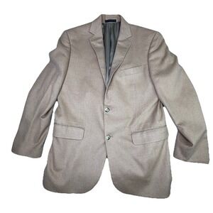 Paul Betenly Baby Camelhair Blazer Mens 40R Solid Tan Soft Sport Coat Classic